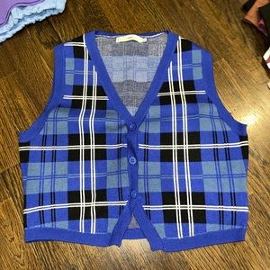 Blue Adika sweater vest